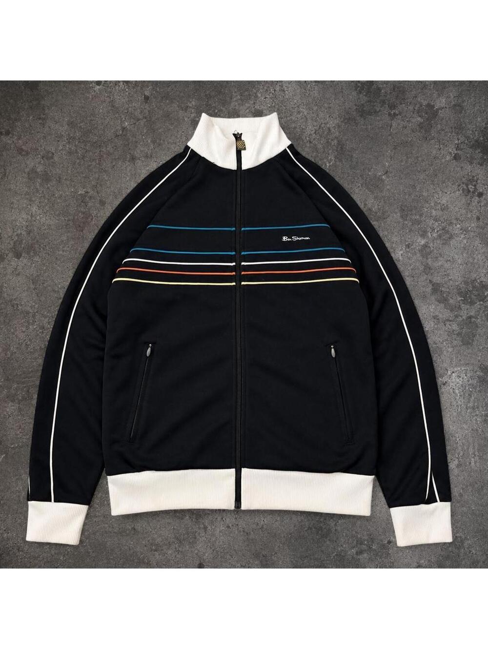 Ben Sherman Men's Black and Navy Jacket